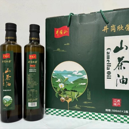 井岗欣荣 山茶油500ML*2瓶图片