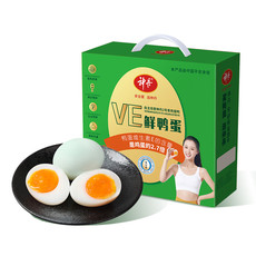 神丹 正品VE鲜鸭蛋 12枚装（均重约65g/枚）