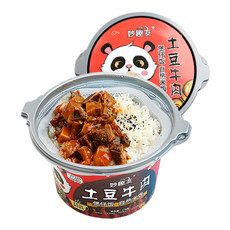 妙趣友 自热土豆牛肉煲仔饭275g