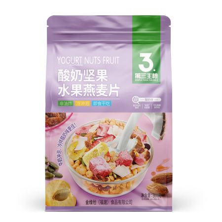 第三主粮 酸奶坚果水果燕麦片/奇亚 籽谷物脆/莓莓水果燕麦片360克图片