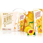 蒙牛 真果粒黄桃果粒牛奶饮品250ml*12包【7月产】