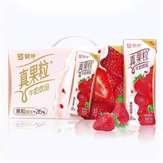 蒙牛 真果粒草莓果粒牛奶饮品250ml*10包【2月产】