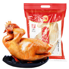 金凤 800克透明袋扒鸡 卤味熟食小吃特产
