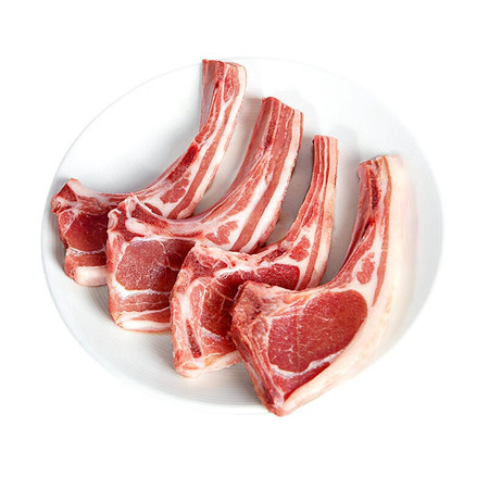  原切法式羊排烧烤食材生鲜羊肉类羊肋排  艾克拜尔图片