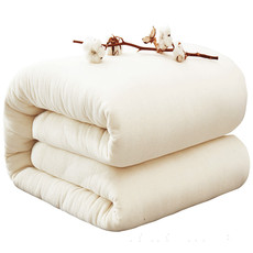 【多规格】手工长绒棉棉被4斤纯棉花被子冬被全棉被芯棉絮  独派