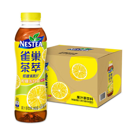 雀巢/Nescafé 茶萃柠檬冻红茶 500ml*15图片