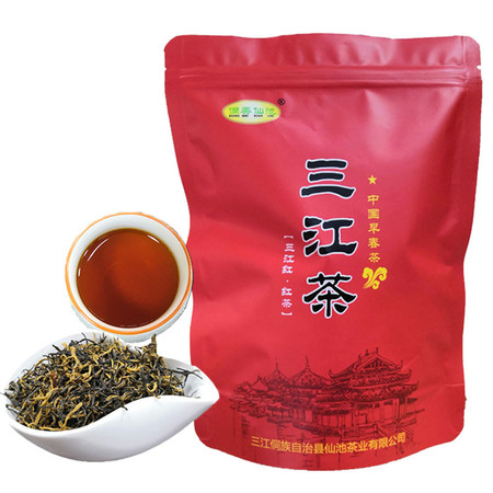 侗美仙池 三江红茶150g袋装芸香红图片