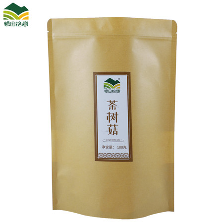 粮田拾趣 茶树菇 100g/袋图片