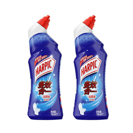 亮湃 多效合一洁厕液活力海洋750ml*2瓶