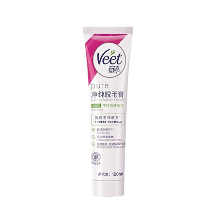 薇婷（VEET） 净纯脱毛膏滋润型干性肌100ml图片