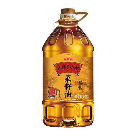 金龙鱼 外婆乡小榨菜籽油5L