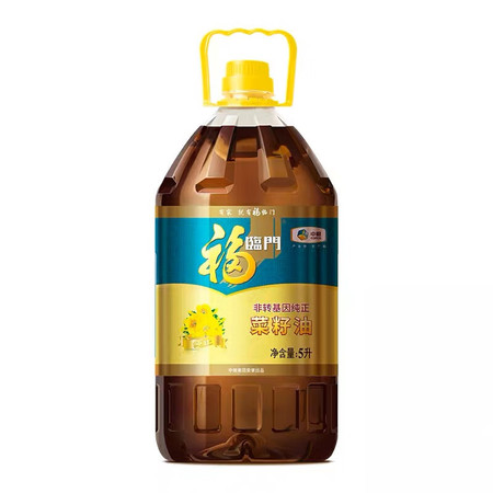 福临门 非转基因纯正菜籽油5L图片