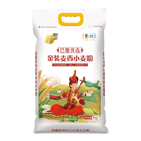 福临门/FULINMEN 巴盟优选金装麦香小麦粉5kg