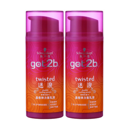 施华蔻 Got2b迷浪盈卷弹力素乳液100ml*2瓶图片