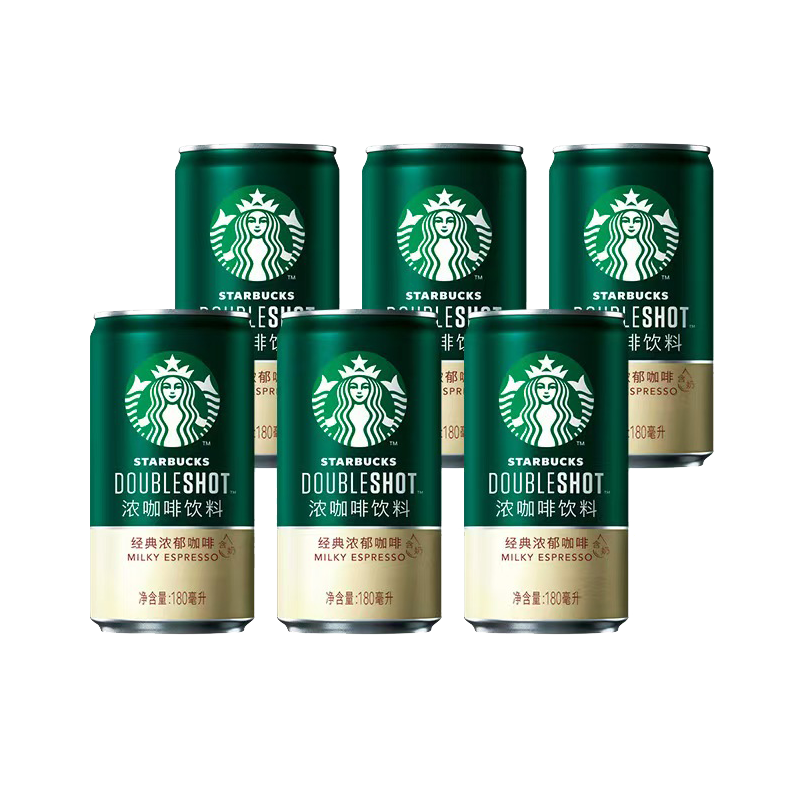 星巴克/STARBUCKS 星倍醇浓咖啡饮料（浓郁咖啡味）180ml