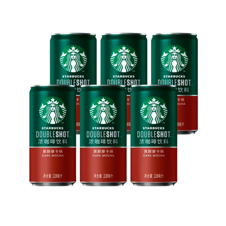 星巴克/STARBUCKS 星倍醇浓咖啡饮料（浓郁摩卡味）180ml