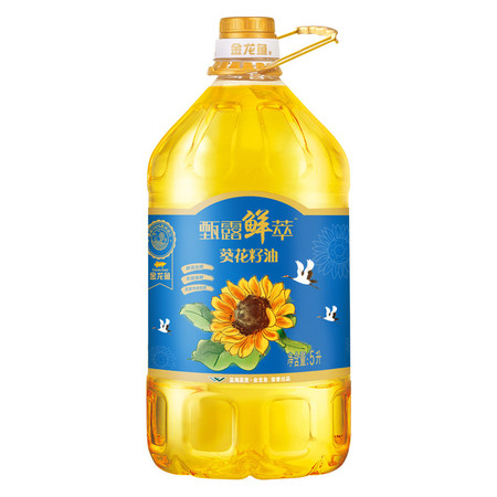 金龙鱼 甄露鲜萃葵花籽油5L(脱壳压榨)