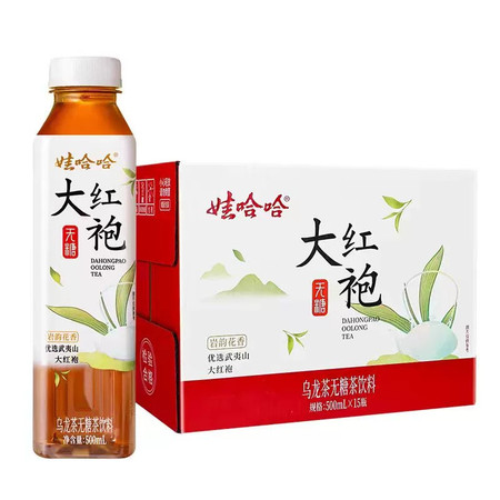 娃哈哈 纯茶（大红袍/正山小种/青柑普洱/茉莉花）500ML*12