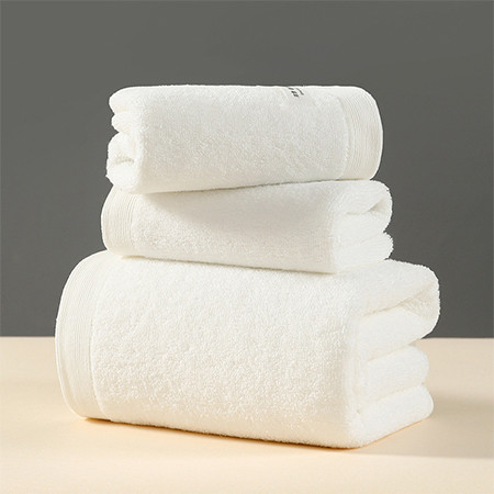 蓝翼 毛巾浴巾棉质家用吸水素色贴肤毛巾酒店男女成人柔软裹巾图片