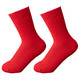 焕兴 冬季袜子男本命年加绒加厚毛圈中筒保暖袜结婚大红羊毛 5双