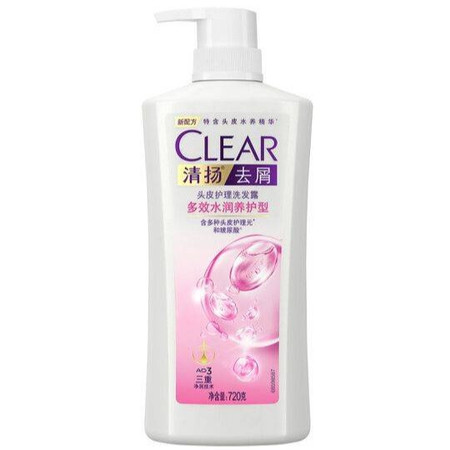 清扬/CLEAR 洗发水多效水润养护720g图片