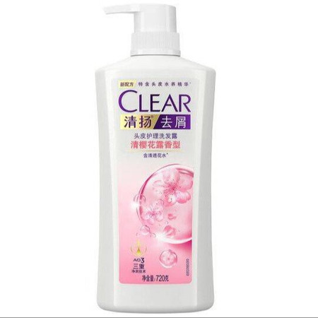 清扬/CLEAR 洗发水多效樱花养护720g