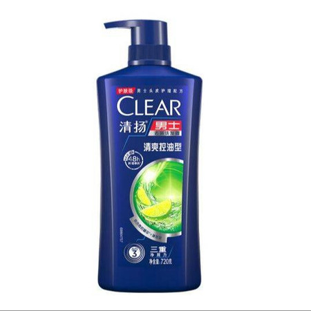 清扬/CLEAR 男士清爽控油洗发水720图片