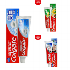 高露洁/Colgate 防蛀美白牙膏140克+草本牙膏140克超强牙膏90克-高钙