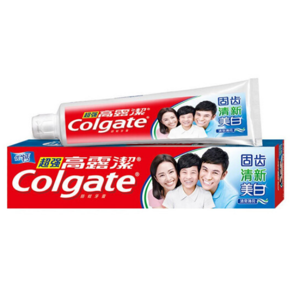 高露洁/Colgate 超强牙膏140克-高钙*3支装