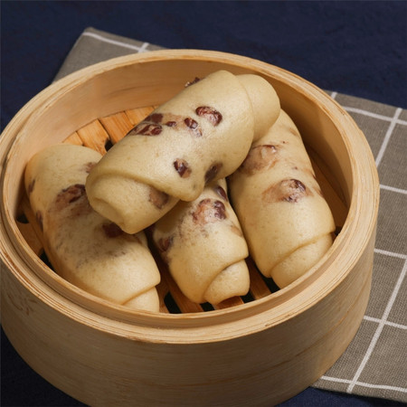 郑家老家食品 奶香白山药红豆卷传统老面发酵速冻早餐传统代餐粗粮图片