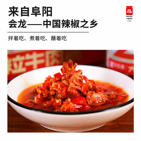 田园居 大粒牛肉酱  肉粒饱满 245g/瓶