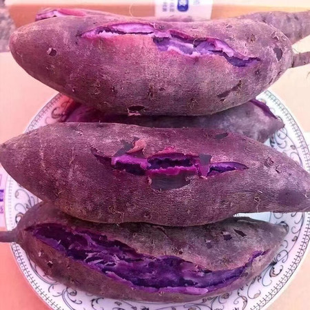 丰登鲜生 新鲜紫薯沙地紫红薯紫地瓜板栗蜜薯图片
