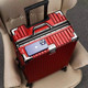 新益美 新款婚礼行李箱结实耐用红色行李箱新娘密码箱