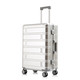 新益美 全金属铝镁合金行李箱万向轮女时尚拉杆箱24寸密码旅行箱