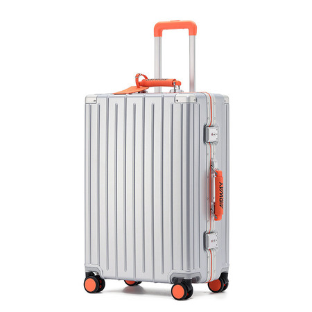 新益美 新款行李箱铝框万向轮高颜值拉杆箱商务旅行箱图片