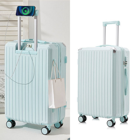 新益美 新款行李箱20寸拉杆箱铝框旅行箱高颜值万向轮图片