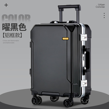 新益美 高颜值行李箱可充电防摔耐用密码箱大容量万向轮拉杆箱图片