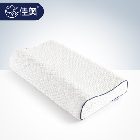 佳奥 泰国天然乳胶枕头90%天然乳胶波浪颗粒乳胶枕按摩枕头成人单枕图片