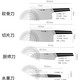 康巴赫 勋章系列刀具6件套（黑色）