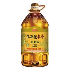 金龙鱼 低芥酸本香菜籽油5L