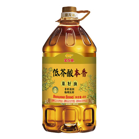 金龙鱼 低芥酸本香菜籽油5L图片