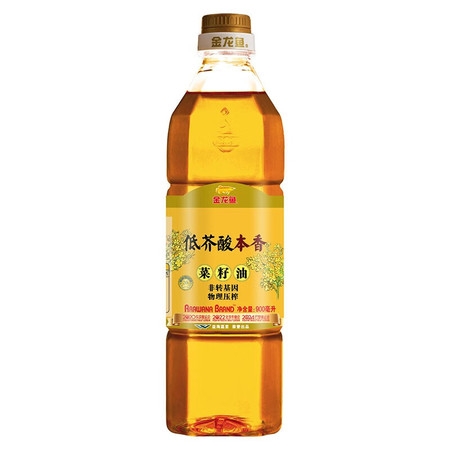 金龙鱼 低芥酸本香菜籽油900ml*3图片