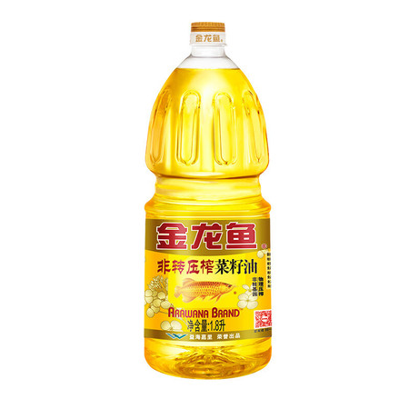 金龙鱼  食用油 非转压榨菜籽油1.8L （新老包装随机发货） 1.8升图片