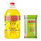 金龙鱼 油米组合 一级菜籽油5L+清香稻长粒香米500g