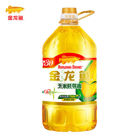 金龙鱼 食用油玉米胚芽油5L（新老包装随机发货） 5升