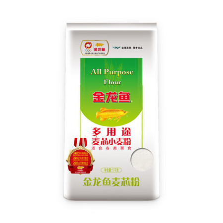 金龙鱼 面粉 中筋粉 多用途麦芯小麦粉 1kg 包子饺子馒头饼手擀面 1公斤图片