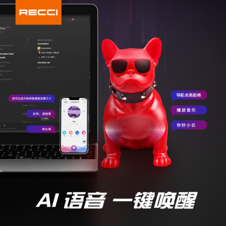 锐思/RECCI 斗牛犬蓝牙音箱图片