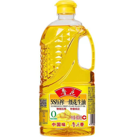 鲁花 5S压榨一级花生油900ml