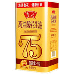 鲁花 5S物理压榨 高油酸花生油 铁罐装5L