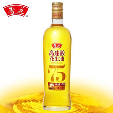 鲁花 食用油 5S 物理压榨 高油酸花生油750ML